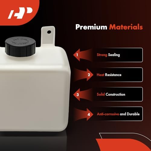 A-Premium - Universal Coolant Reservoir Tank Bottle with Cap