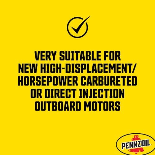 Pennzoil Marine XLF Extended Life Formula Engine Oil, 1 Gallon (3-Pack)