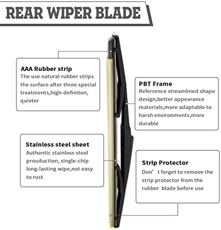 Rear Wiper Arm Blade for Toyota Prius 2017-2022,Prius AWD-e 2019-2021