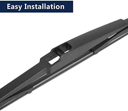 X AUTOHAUX Car Rear Windshield Wiper Blade Arm Set for Jeep Cherokee KL 2014-2019 14 Inch
