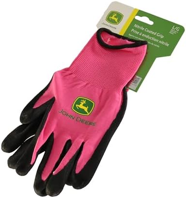 John Deere Nitrile Foam Palm Dipped Gloves LP42427