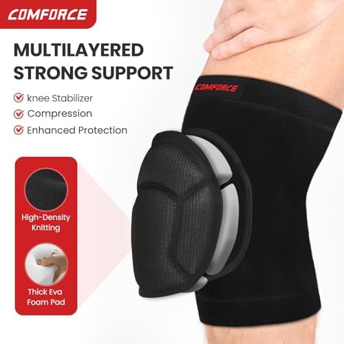 Knee Pads for Men Women, Anti-slip Knee Sleeve, Sponge Knee Pads