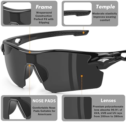 12 Pack Safety Glasses for Men, ANSI Z87.1 & UV Protective Eyewear