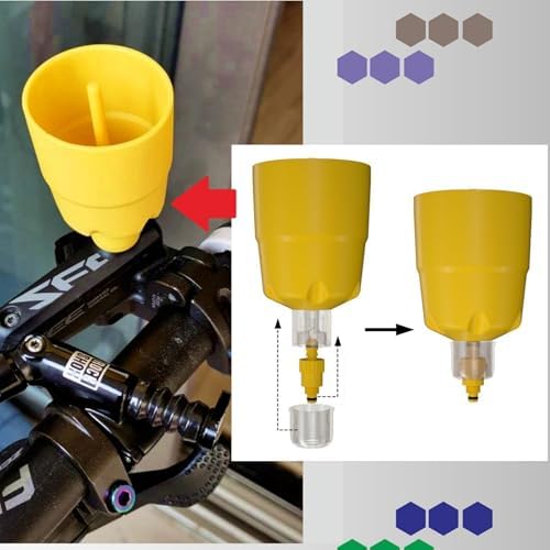 Brake Bleed Kit for Shimano, Tektro, TRP, Magura & Giant, Hydraulic Disc Brake Bleed Kit with 120ml Mineral Oil, Funnel, Syringes and Adapters for MTB Road Bike