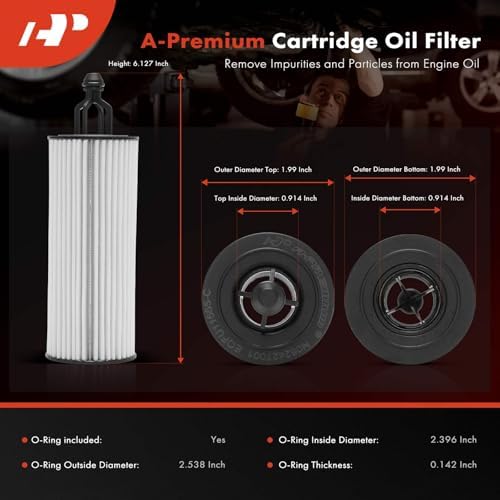 A-Premium 20K Miles Upgrated Protection Oil Filter