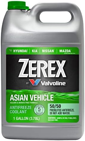 Zerex Asian Vehicle Green 50/50 Ready-to-Use Antifreeze Coolant 1 Gallon