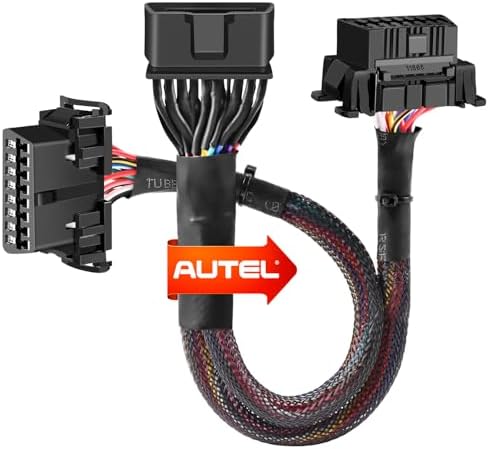 Autel Original OBD2 16 Pin OBDII Y Splitter Extension Adapter Cable