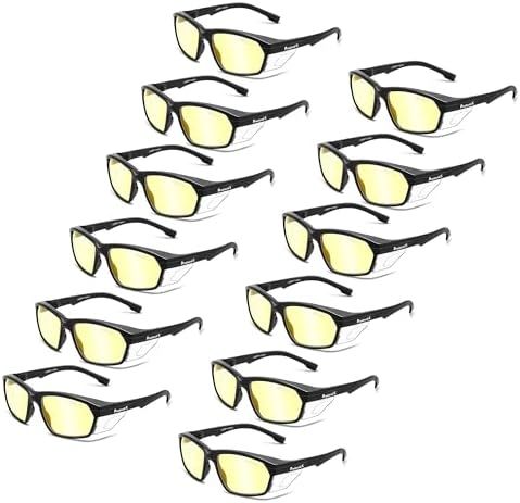 ProtectX Classic Safety Glasses, Anti-Fog Scratch Resistant Lenses
