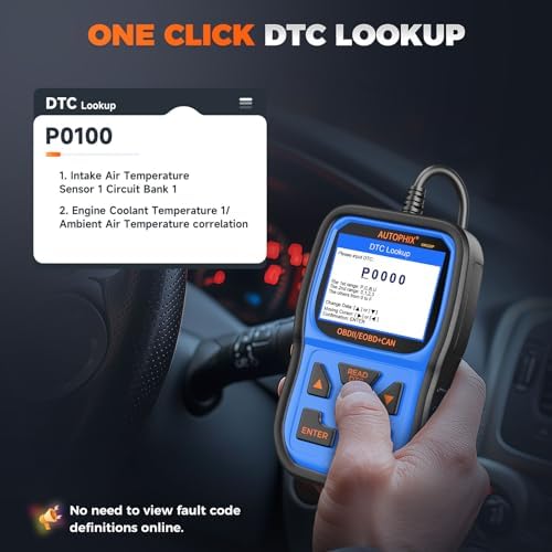 AUTOPHIX OM126P+ OBD2 Scanner for Check Engine Light & Live Data