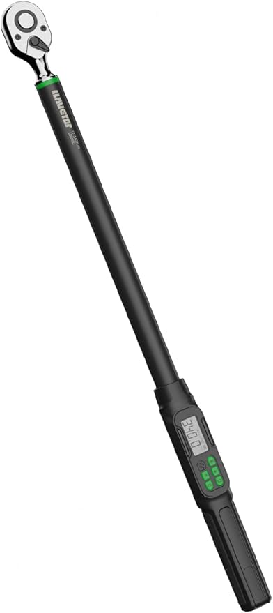 Digital Torque Wrench 1/2 Drive,12.54-250.8 ft-lbs, for Moto&Car Maintenance