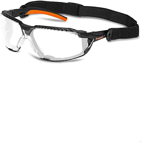 ProtectX Classic Safety Glasses, Anti-Fog Scratch Resistant Lenses