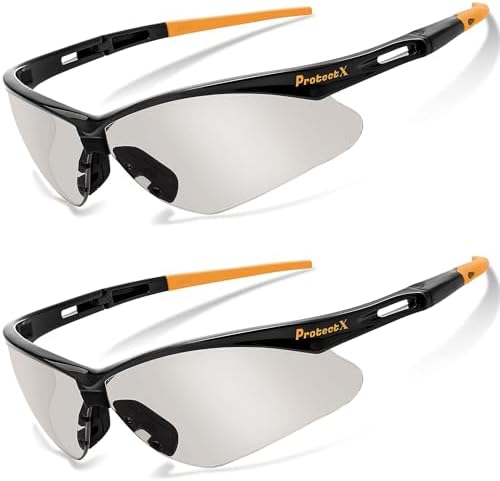 ProtectX Safety Glasses for Men & Women, Safety Sunglasses