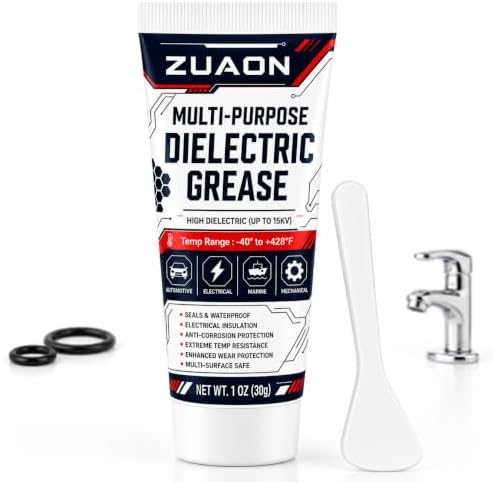 Silicone Grease Lubricant for O-Rings Faucet Plumber Sliding Door 1oz