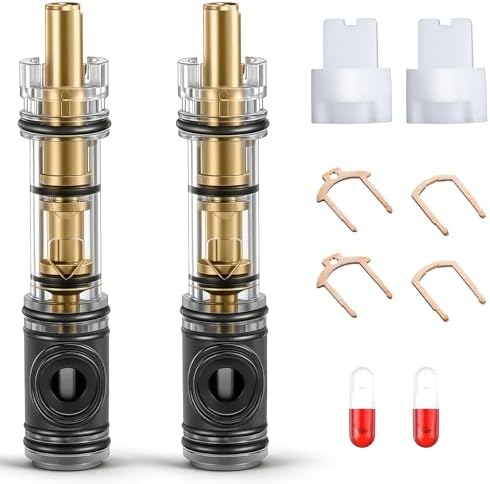 2 Pack Shower Cartridge Compatible with Moen 1225 1225B, Brass