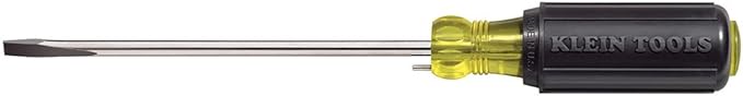 Klein Tools 605-4B Wire Bending Cabinet Tip Screwdriver 4-Inch, Made in USA
