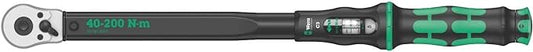Wera Torque Wrench & Ratchet Extension Bundle - 50-200 Nm 1/2" Drive Wrench, 1/2" x 125mm Extension