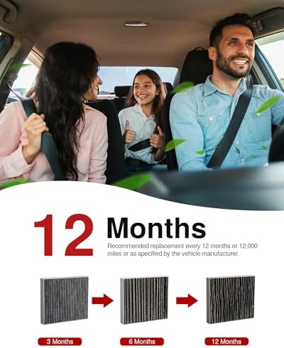 Puroma Cabin Air Filter Activated Carbon for CF10775 Buick Chevrolet Saab