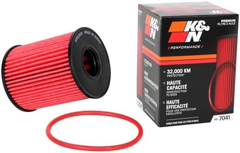 K&N Oil Filter: 20,000 Mile Engine Protection, High Efficiency, HP-7041