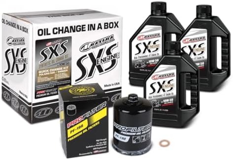 Maxima™ 90-219013 SXS Synthetic Quick Oil Change Kit - 10W-50-3L