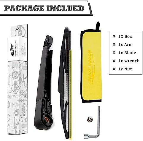 Rear Wiper Arm Blade Kit for Chevrolet Equinox GMC Terrain 2022-2024