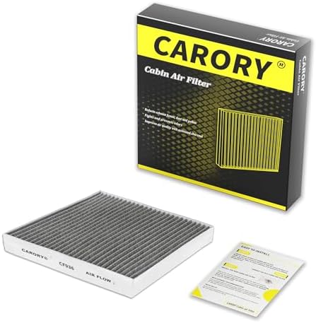 CARORY Cabin Air Filter w/Activated Carbon for Hyundai Palisade 2020 2021 2022 2023 2024 2025, CF12936, 97133-S8000, CF936