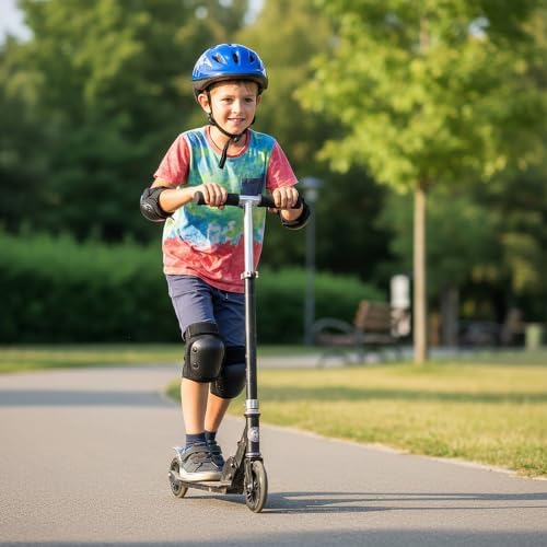 Knee Pads and Elbow Pads,Wrist Guards Set for 8-15 Years Old Kids