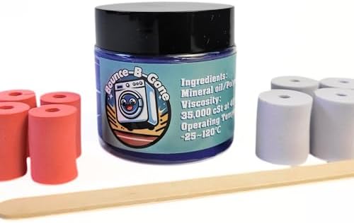 Ben's Appliances Washing Machine Suspension Grease Kit | Damping Grease | 50ml, with Foam Inserts For Whirlpool & Samsung, BA-80048 Bounce-B-Gone