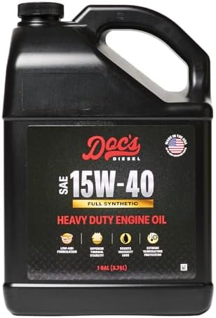 Doc's Diesel 15W-40 Full Synthetic Heavy Duty Oil, CK-4 High Heat, 1 Gal