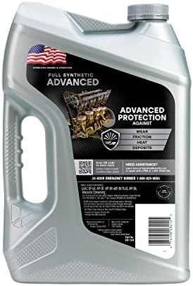 Valvoline Advanced Full Synthetic SAE 5W-30 Motor Oil 5 QT (Pack of 2)