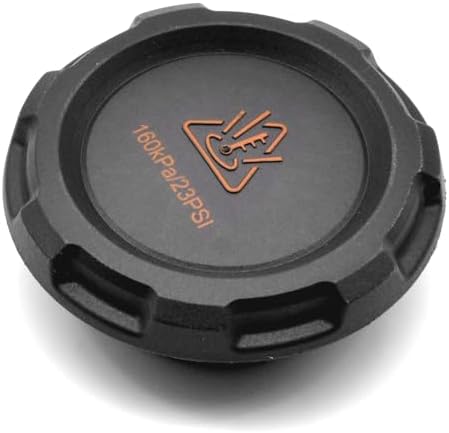 Radiator Expansion Tank Coolant Reservoir Antifreeze Cap Cover Compatible For VW Tiguan 09-24 Jetta 17-24 Beetle 17-19 Passat 18-22 Golf 18-20 GTI 18-24 Atlas 18-24, For Audi A3 06-13 Q3 15-16