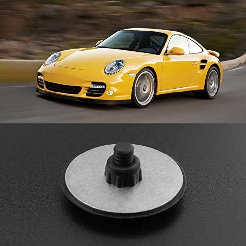 SING F LTD Rear Wiper Delete Kit - Waterproof Block Off Plug Cap for Tailgate Wiper Arm ABS Black 46mm