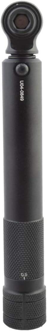 Topeak Torq Stick 2-10 Nm Adjustable Torque Wrench – Compact +/- 4% Precision Tool for Bike Maintenance with Reversible Ratcheting Head and 5 Bit Storage Pen (3/4/5 Hex + T20 T25 Torx Bits)