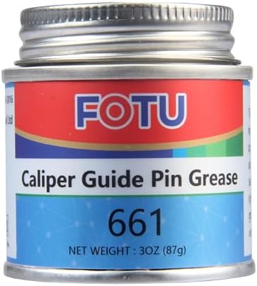 FOTU 661 Brake Guide Pin Grease - Brake Buster Wheel Cleaner for Car Silicone Paste Automotive - 3oz Brush Top Can
