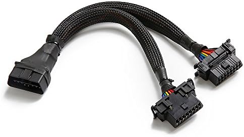 bbfly-B6 OBD2 Splitter OBDII Extension Cable Adapter (1FT/30CM) (1Pack)