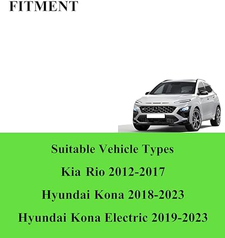 3 Wipers Replacement for Hyundai Kona 2018-2023/Kona Electric 2019-2023