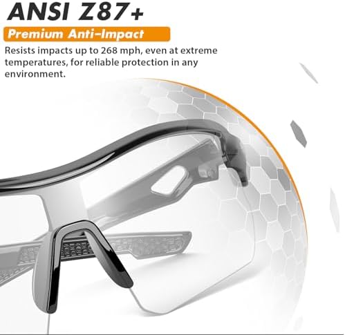 12 Pack Safety Glasses for Men, ANSI Z87.1 & UV Protective Eyewear