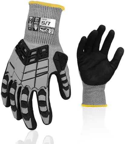 Safety Work Gloves,Impact Gloves for Men Women,Cut Resistant