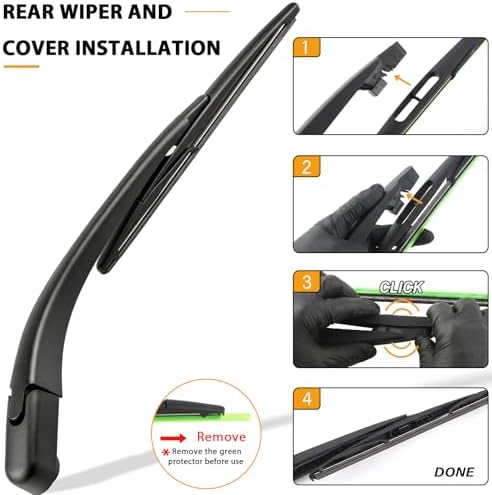 Rear Wiper Arm Blade Replacement for Dodge Magnum Nitro