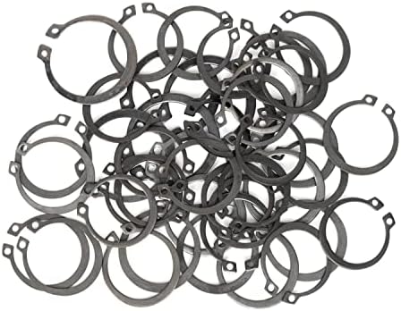 NEIKO 50458A Snap Ring Shop Assortment | 300 Piece Retaining Ring Set | 18 Sizes (1/8" - 1-1/4") | Heat-Treated Hardened Steel | Secure Parts on Grooved Shafts, Pins, Studs, etc.