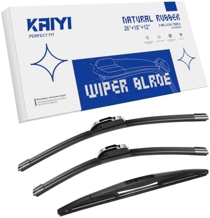 KAIYI 3 Pack Windshield Wipers Compatible with Acura RDX 2019-2023