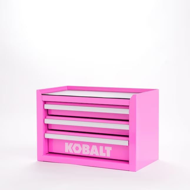 K.balt Mini Tool Boxes (Hot Pink, 3 Drawer)