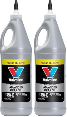 Valvoline Advanced Full Synthetic 75W-90 Gear Oil 1 QT (Pack of 2)