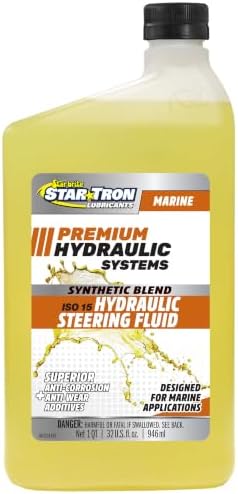 STAR BRITE Hydraulic Steering Fluid, Synthetic Blend, ISO 15, Marine-Grade