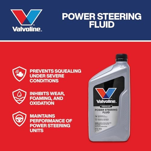 Valvoline Power Steering Fluid, Maintains Performance & Condition, Prevents Squealing, Inhibits Wear & Oxidation, Meets GM 1050017, Chrysler 5931 & Ford M2C195-A, 32oz