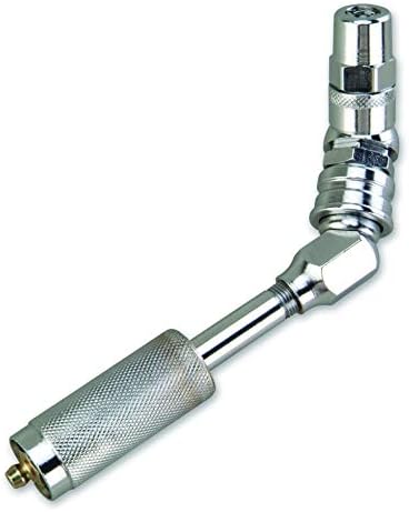 PROLUBE Quick Connect Grease Fitting Adaptor – Professional 360° Swivel Coupler | 6,000 PSI | Use with Hand Operated Grease Guns (44911), Silver