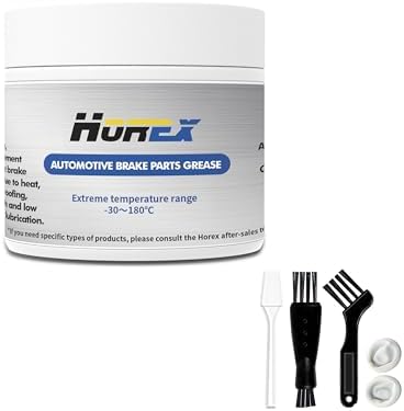 Disc Drum Brakes Lubricant 50g Truck Brake Parts Grease Bearing Automotive Caliper Grease Anti Squeal Rust Seize for Heavy Duty Tractor Wheel Ceramic Axle Ball Joint Guide Pin Motorcycle