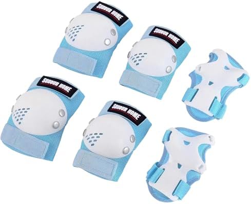 Kids Protective Gear Knee Pads Elbow Pads & Wrist Guards for Roller Skating
