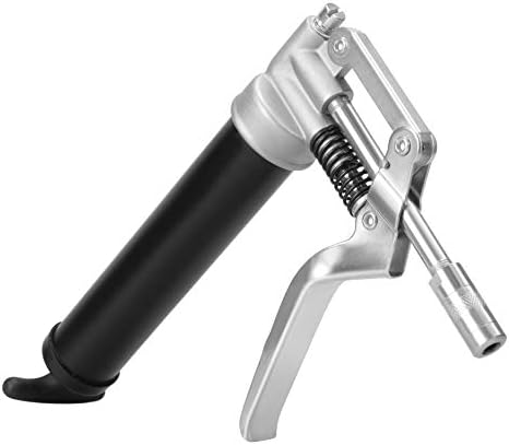 PROLUBE Mini Pistol Grip Grease Gun | 3-Ounce Capacity | 3,500 PSI | 4-inch Steel Extension & Coupler | Powder Coated Finish | 1/8” NPT Threads (43252)