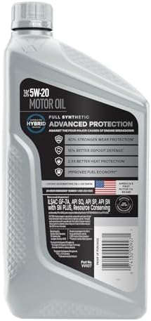 Valvoline Advanced Full Synthetic SAE 5W-20 Motor Oil 1 QT