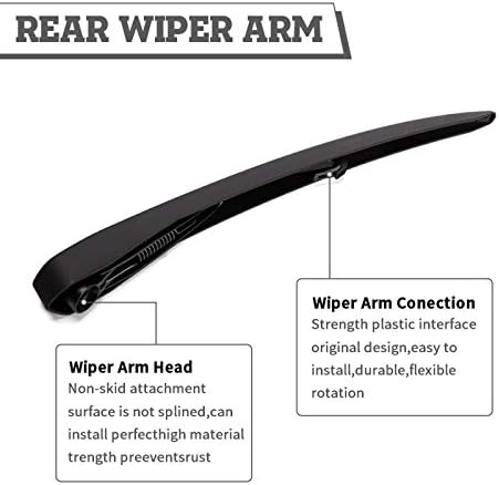 Rear Wiper Arm & Blade Kit for Cadillac SRX 2010-2018,CTS 2010-2014